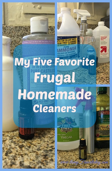 My Five Favorite Frugal Homemade Cleaners - It's My Favorite Day